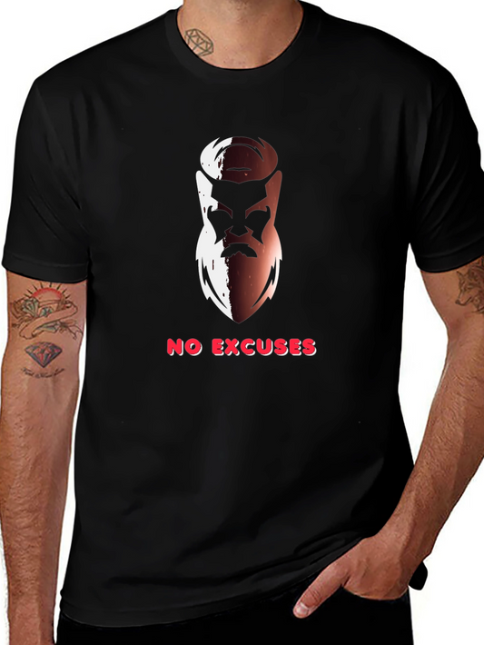 No Excuses Graphic Tee - Black