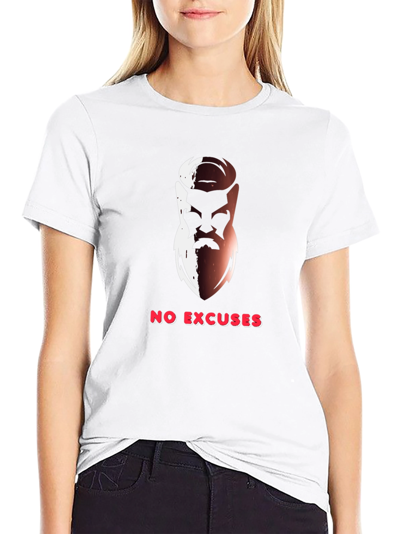 No Excuses Graphic Tee - Black
