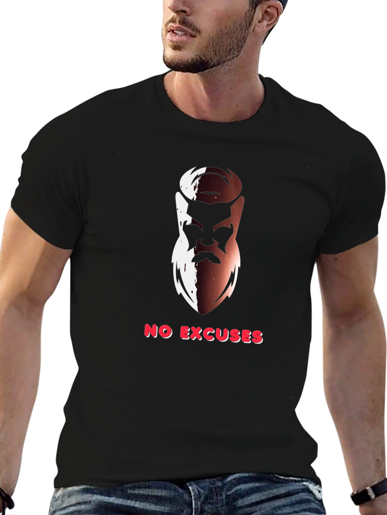 No Excuses Graphic Tee - Black
