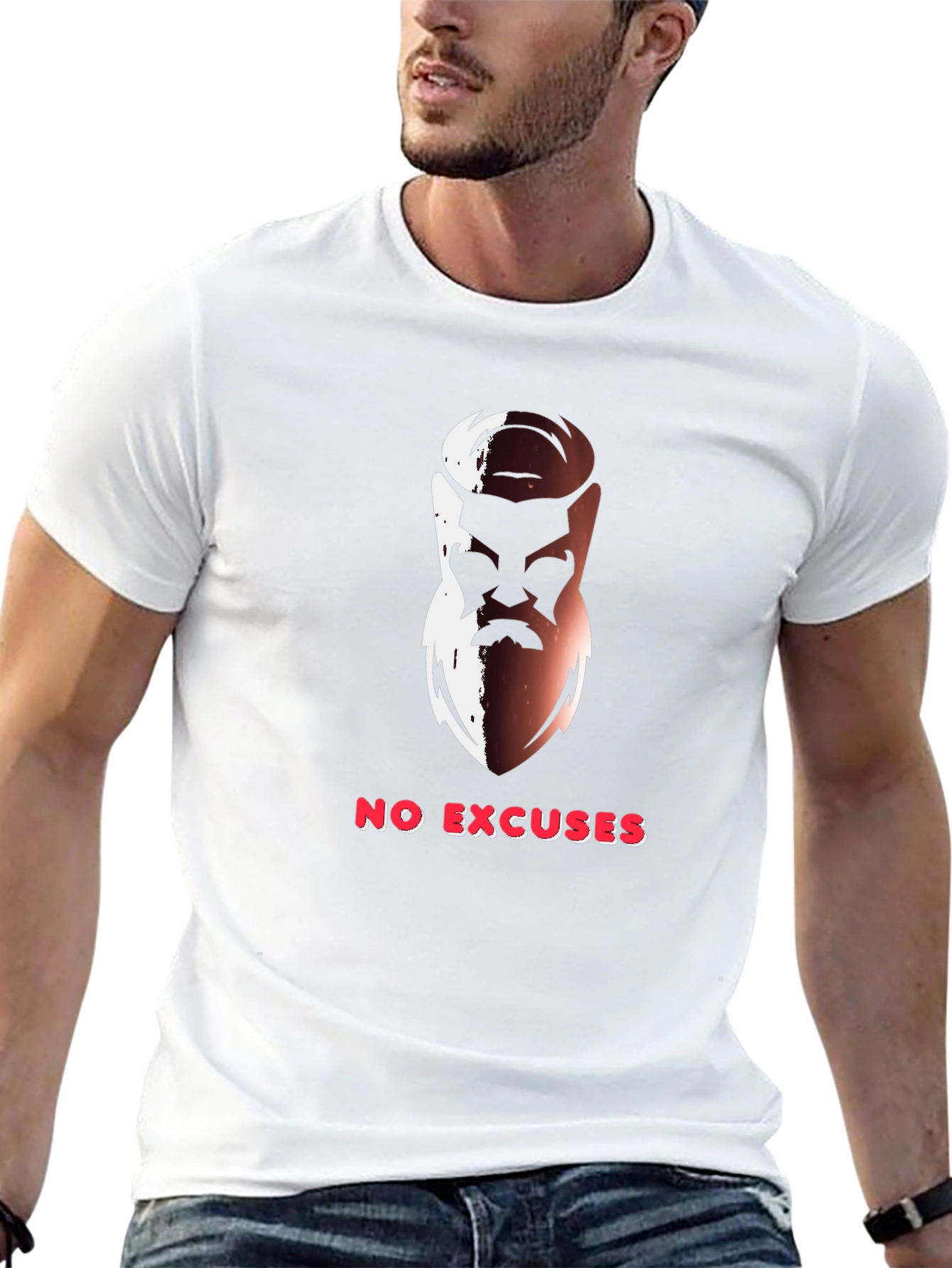 No Excuses Graphic Tee - Black