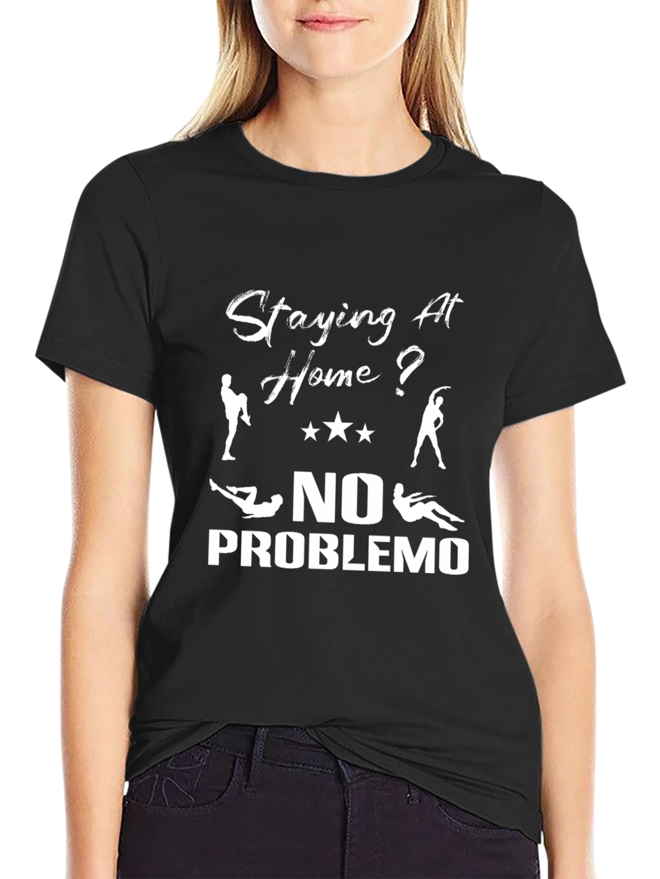 Staying at Home? No Problemo Workout Graphic Tee