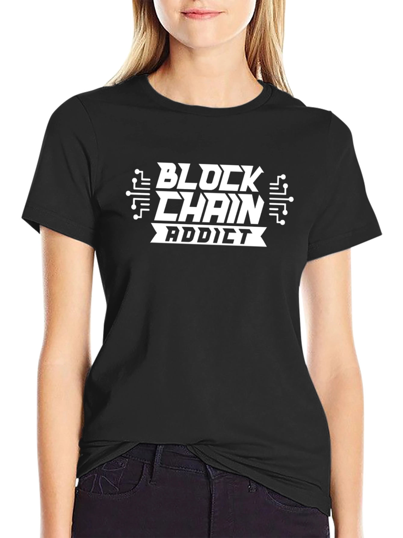 Blockchain Addict Graphic Tee