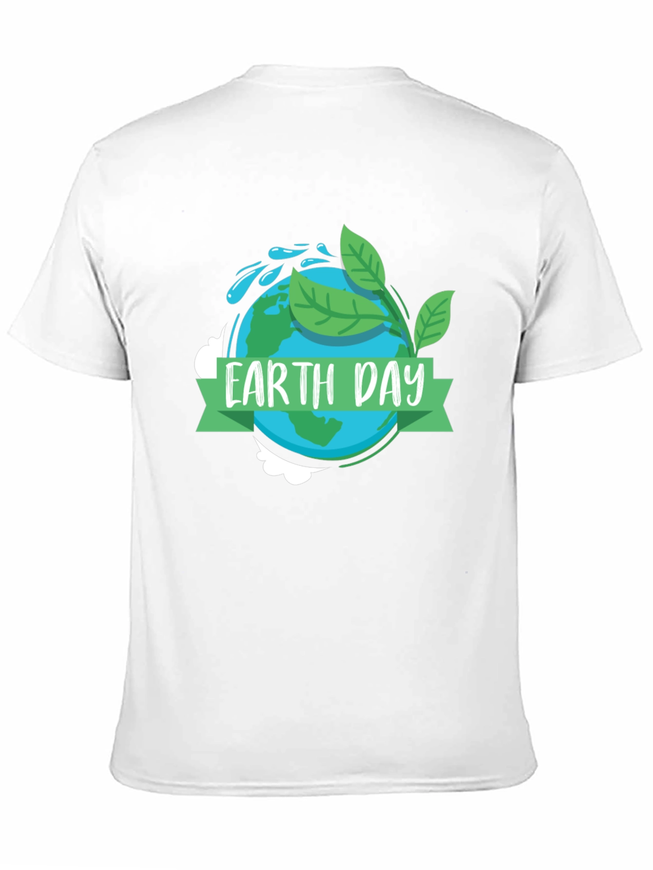 Earth Day Graphic Tee - Black Cotton T-Shirt