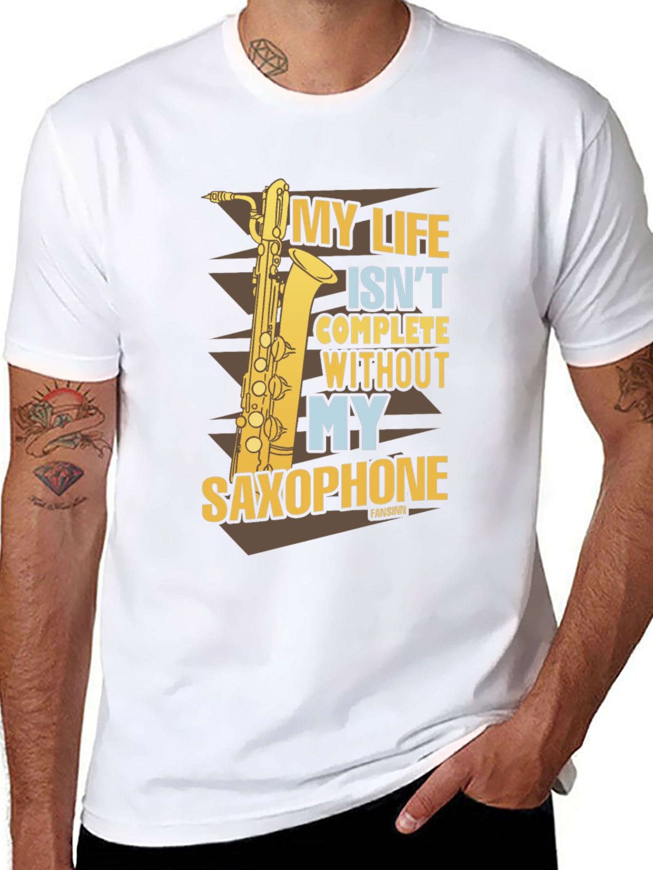 Saxophone Lover T-Shirt - Musical Instrument Tee