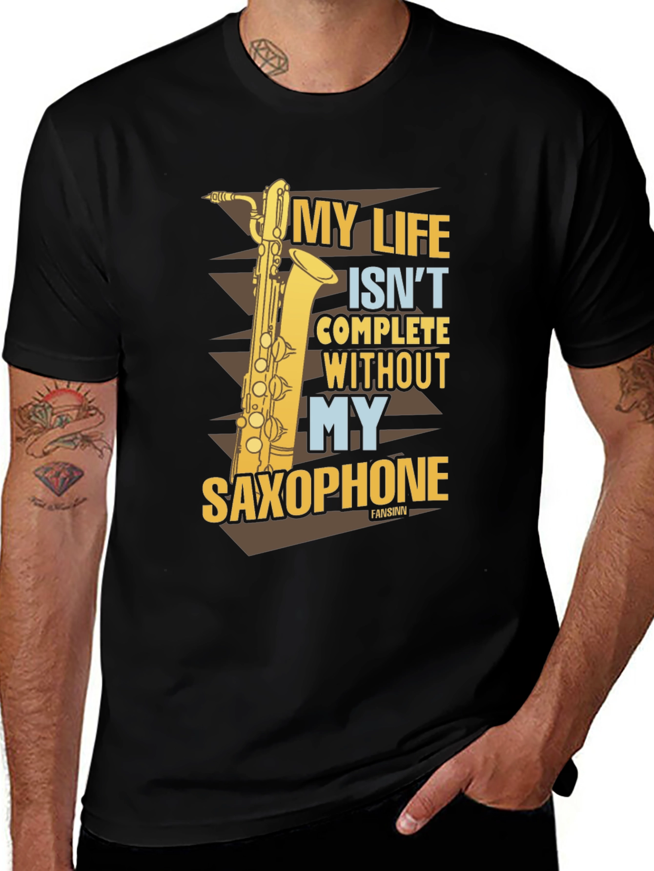 Saxophone Lover T-Shirt - Musical Instrument Tee