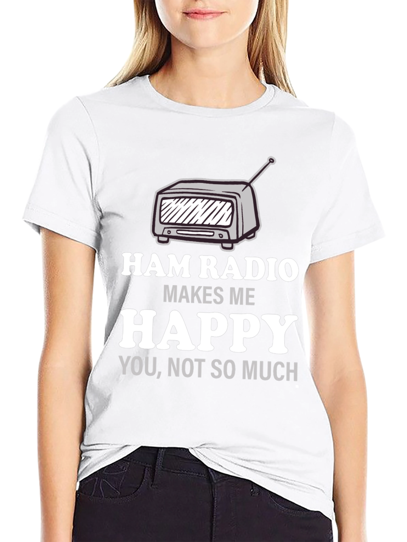 Ham Radio Makes Me Happy T-Shirt