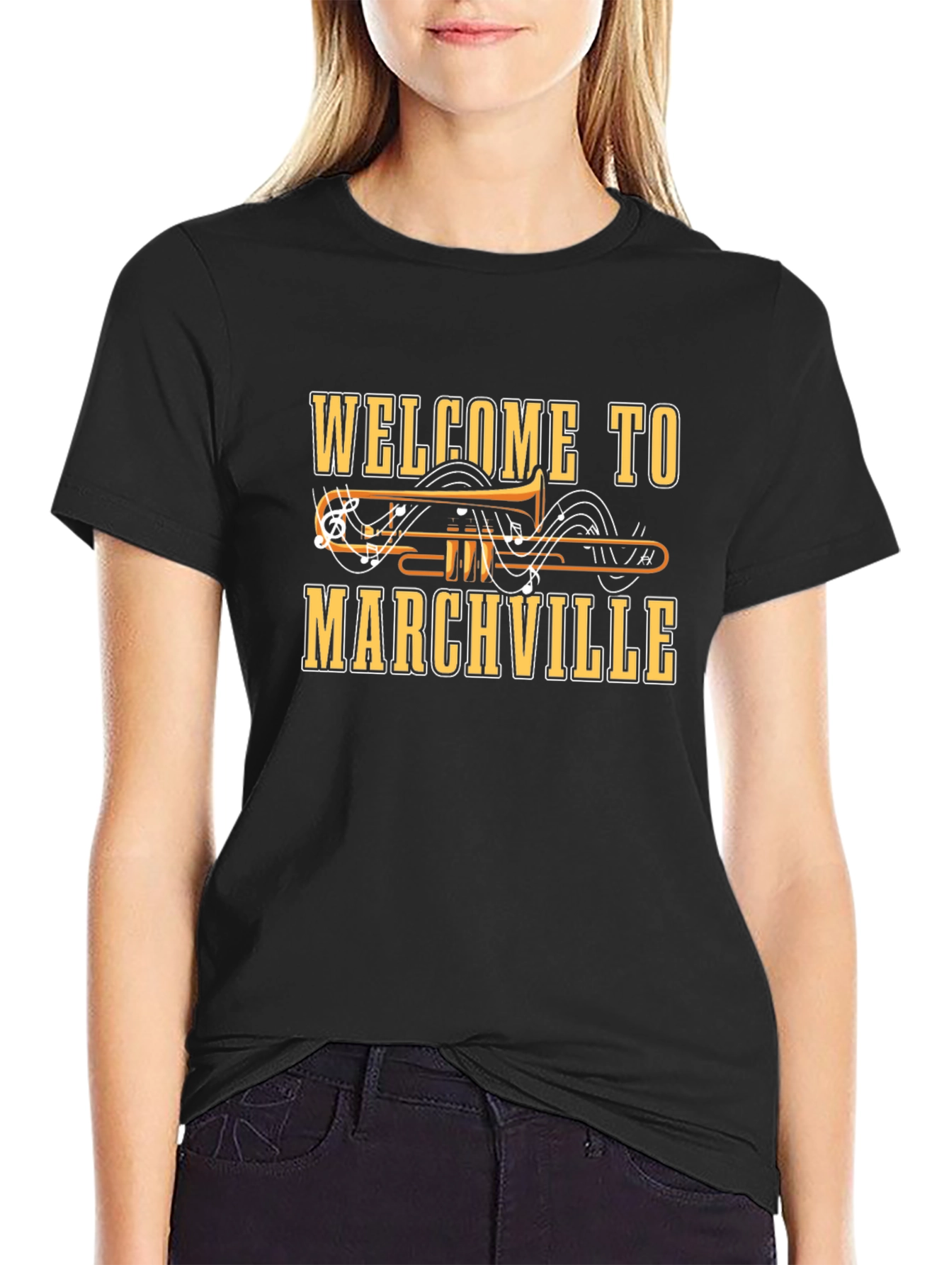 Welcome to Marchville T-Shirt - Music Lover Tee