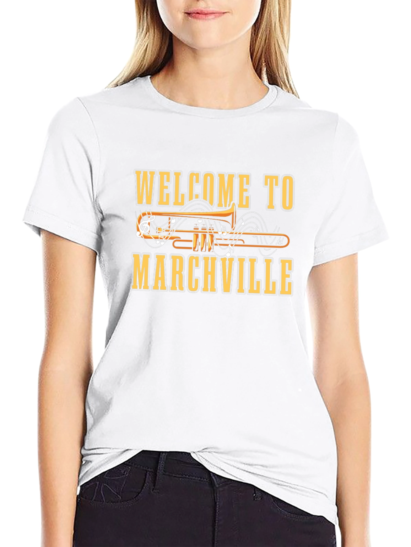 Welcome to Marchville T-Shirt - Music Lover Tee