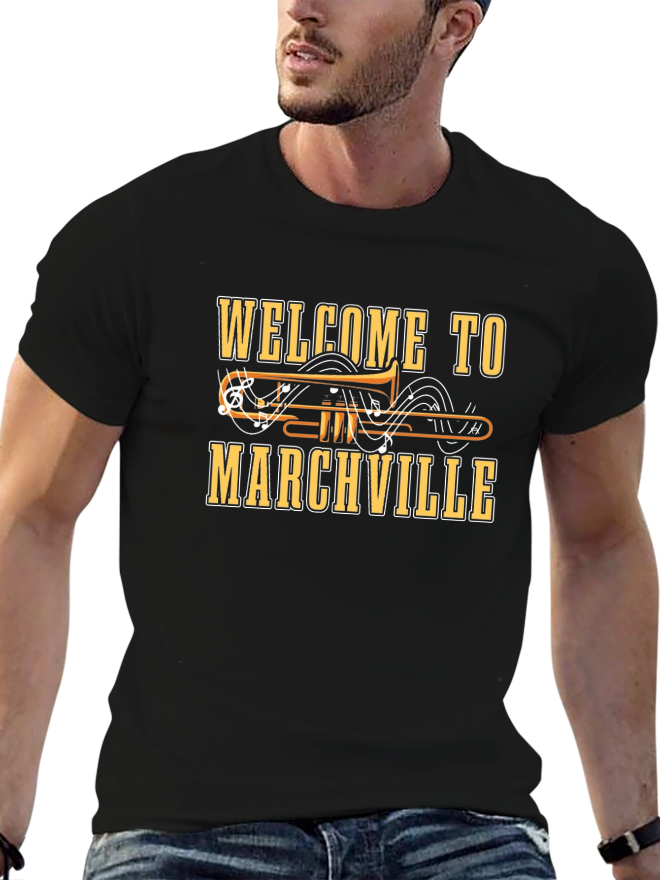 Welcome to Marchville T-Shirt - Music Lover Tee