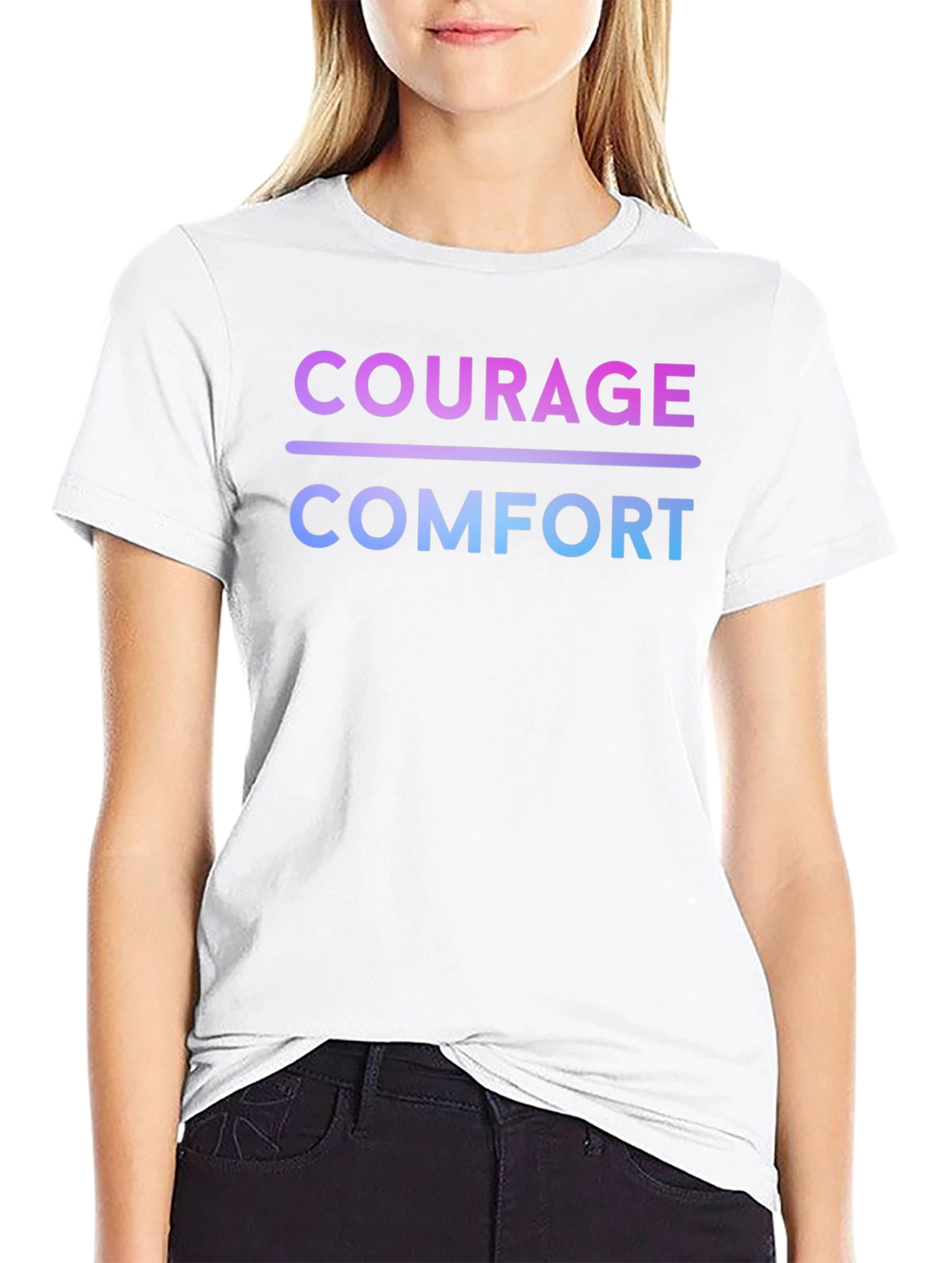 Courage Over Comfort Graphic Tee