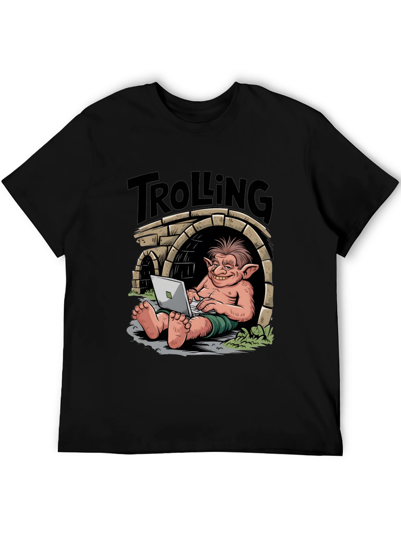 Trolling Troll T-Shirt - Funny Geek Tee