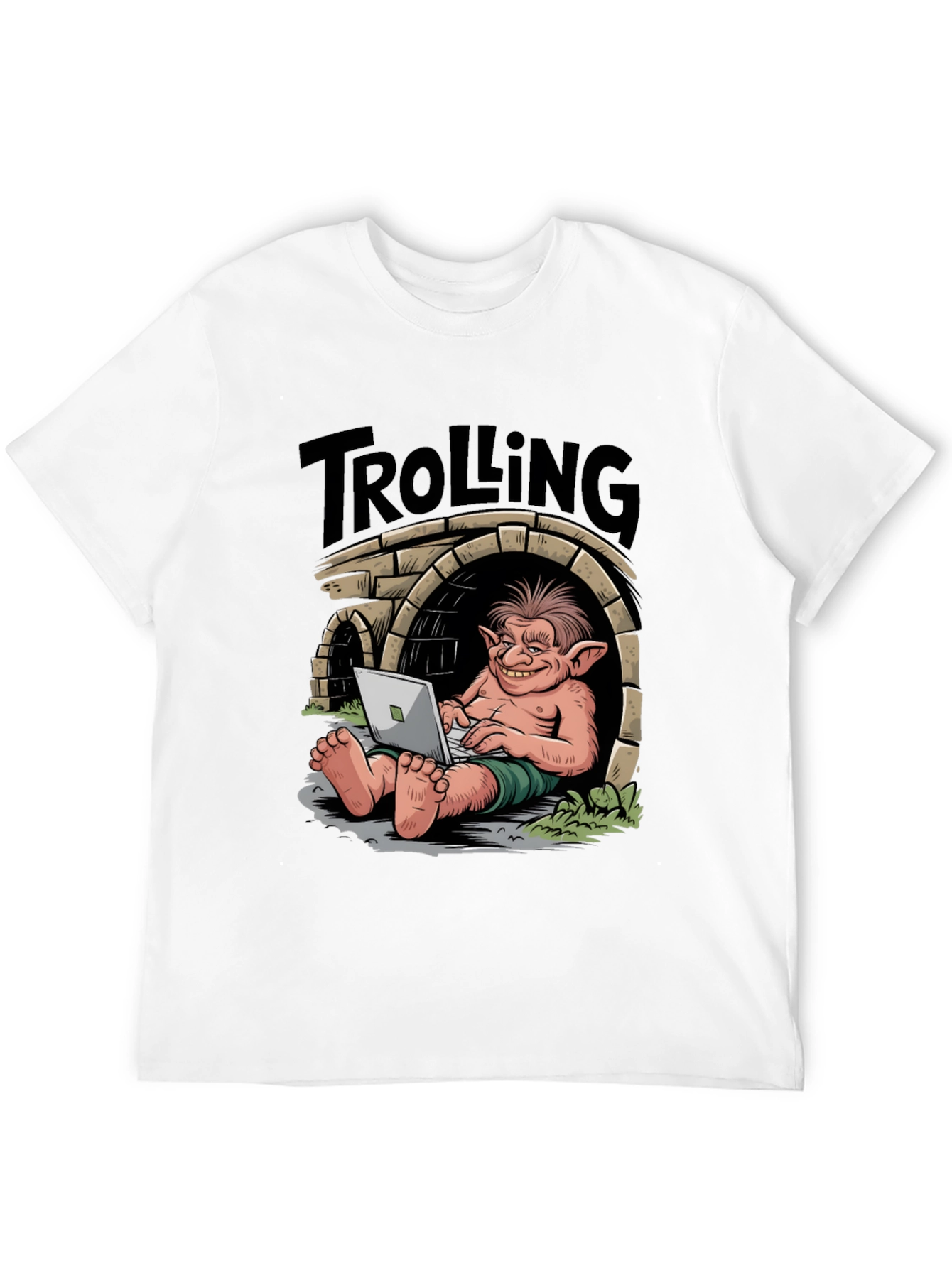 Trolling Troll T-Shirt - Funny Geek Tee