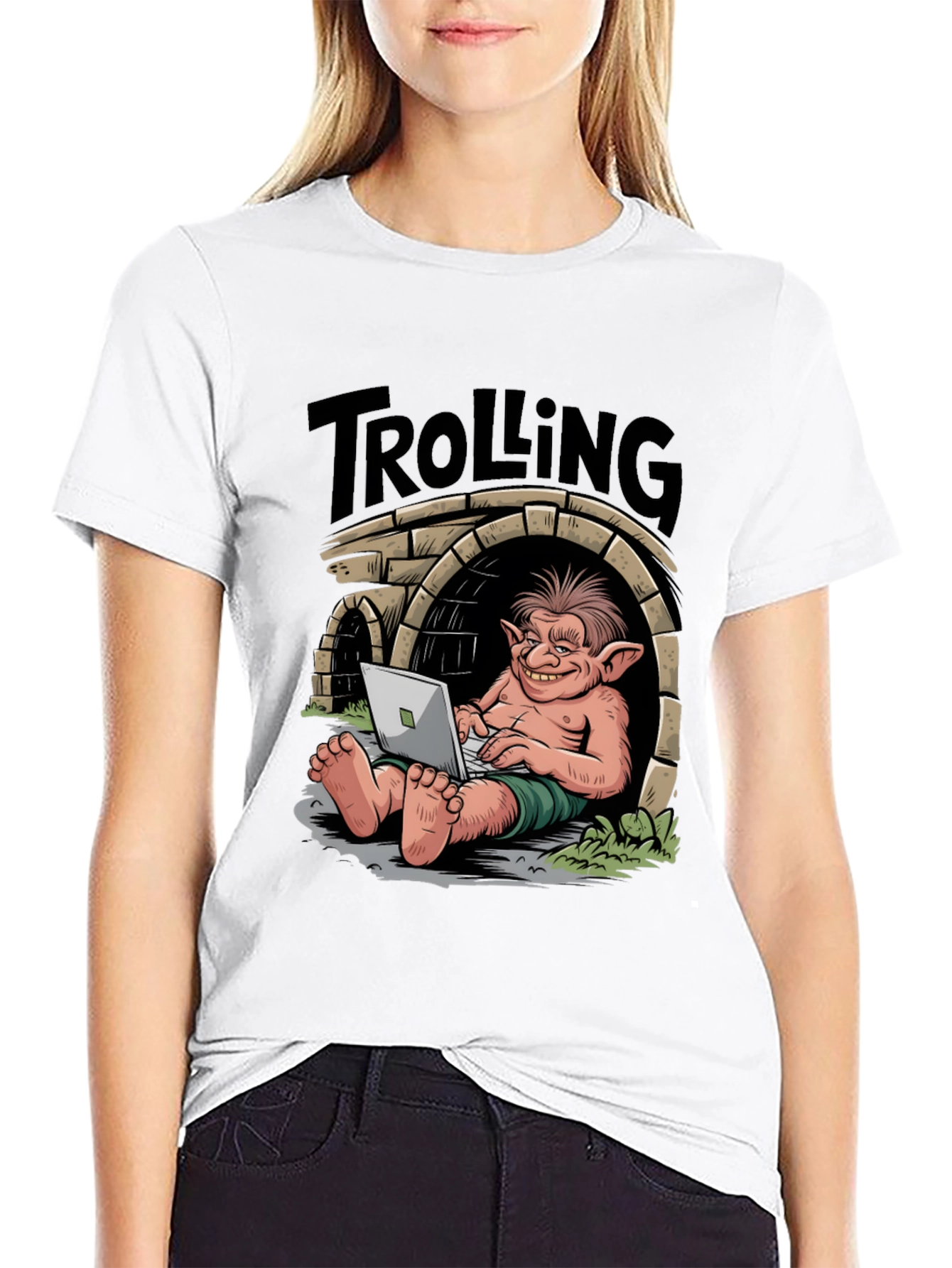 Trolling Troll T-Shirt - Funny Geek Tee