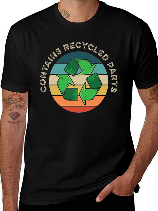 Recycled Parts T-Shirt - Eco Friendly Tee