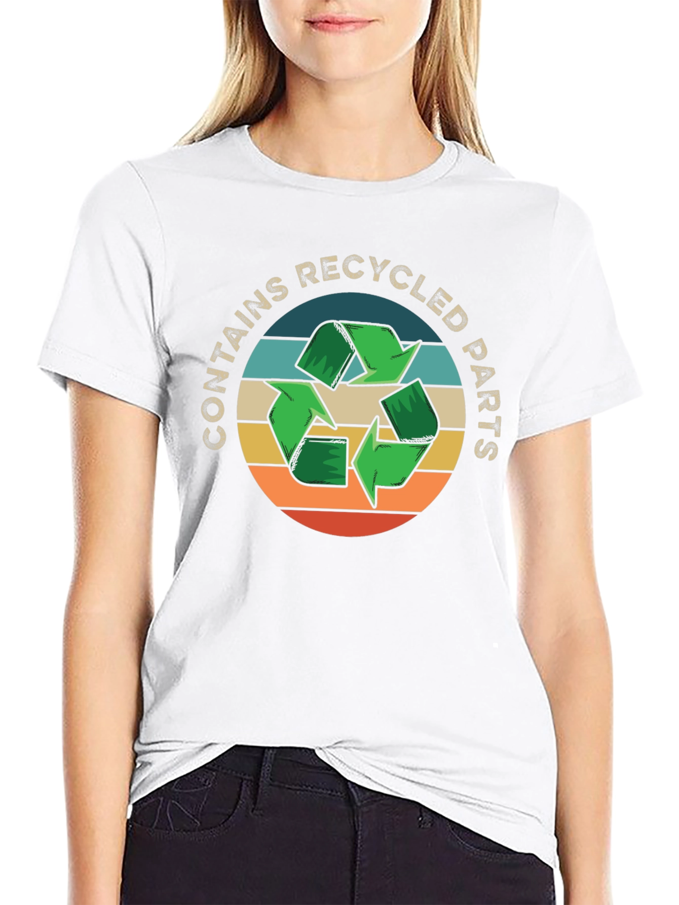 Recycled Parts T-Shirt - Eco Friendly Tee