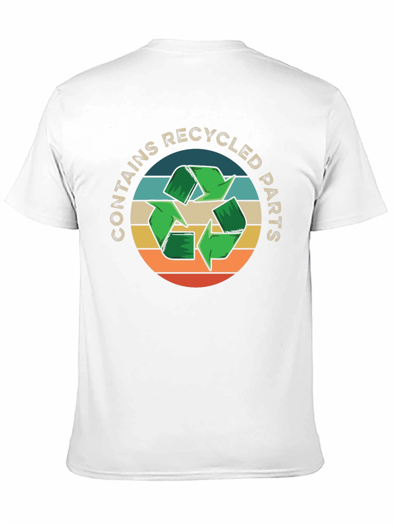 Recycled Parts T-Shirt - Eco Friendly Tee