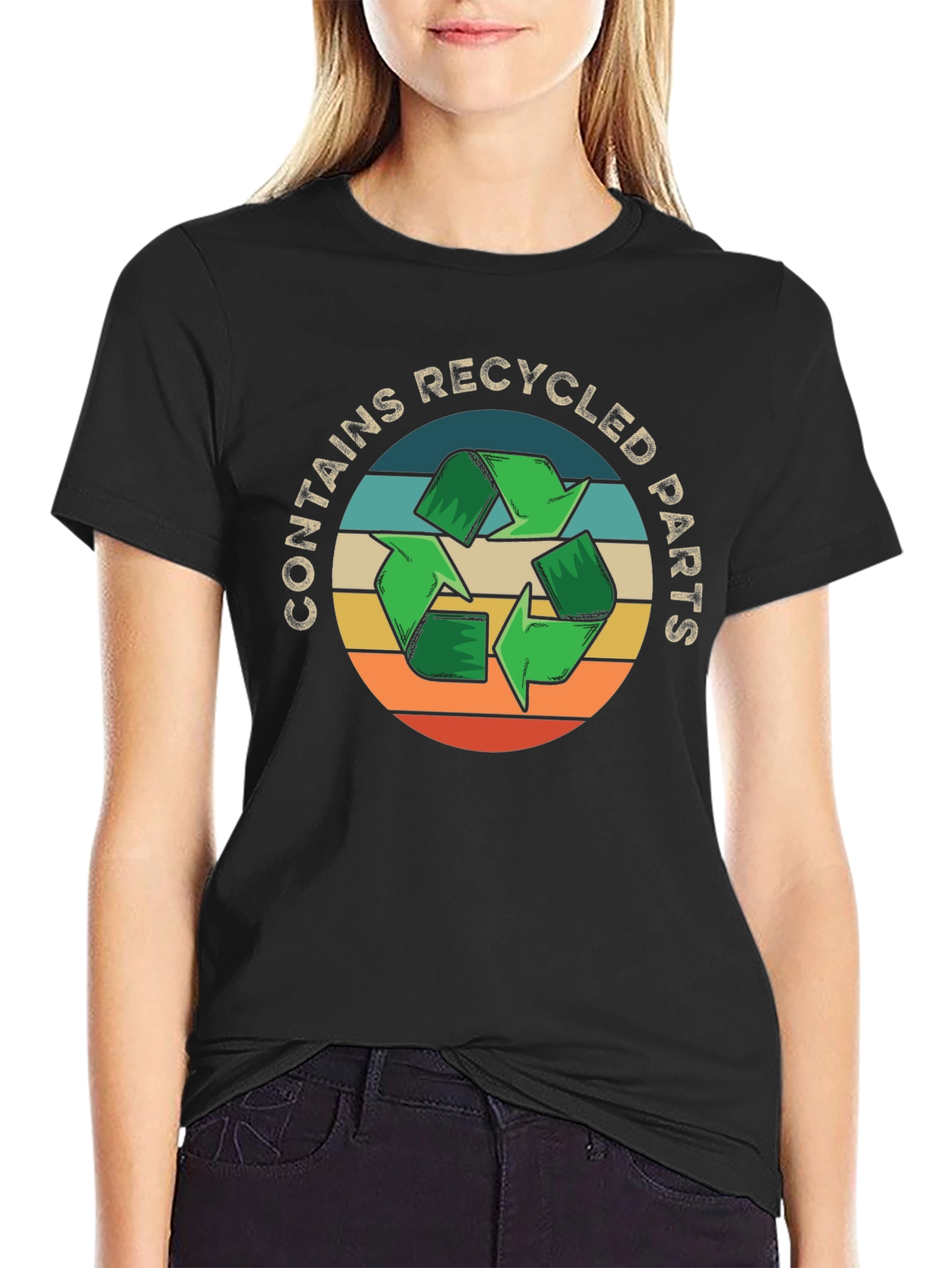 Recycled Parts T-Shirt - Eco Friendly Tee