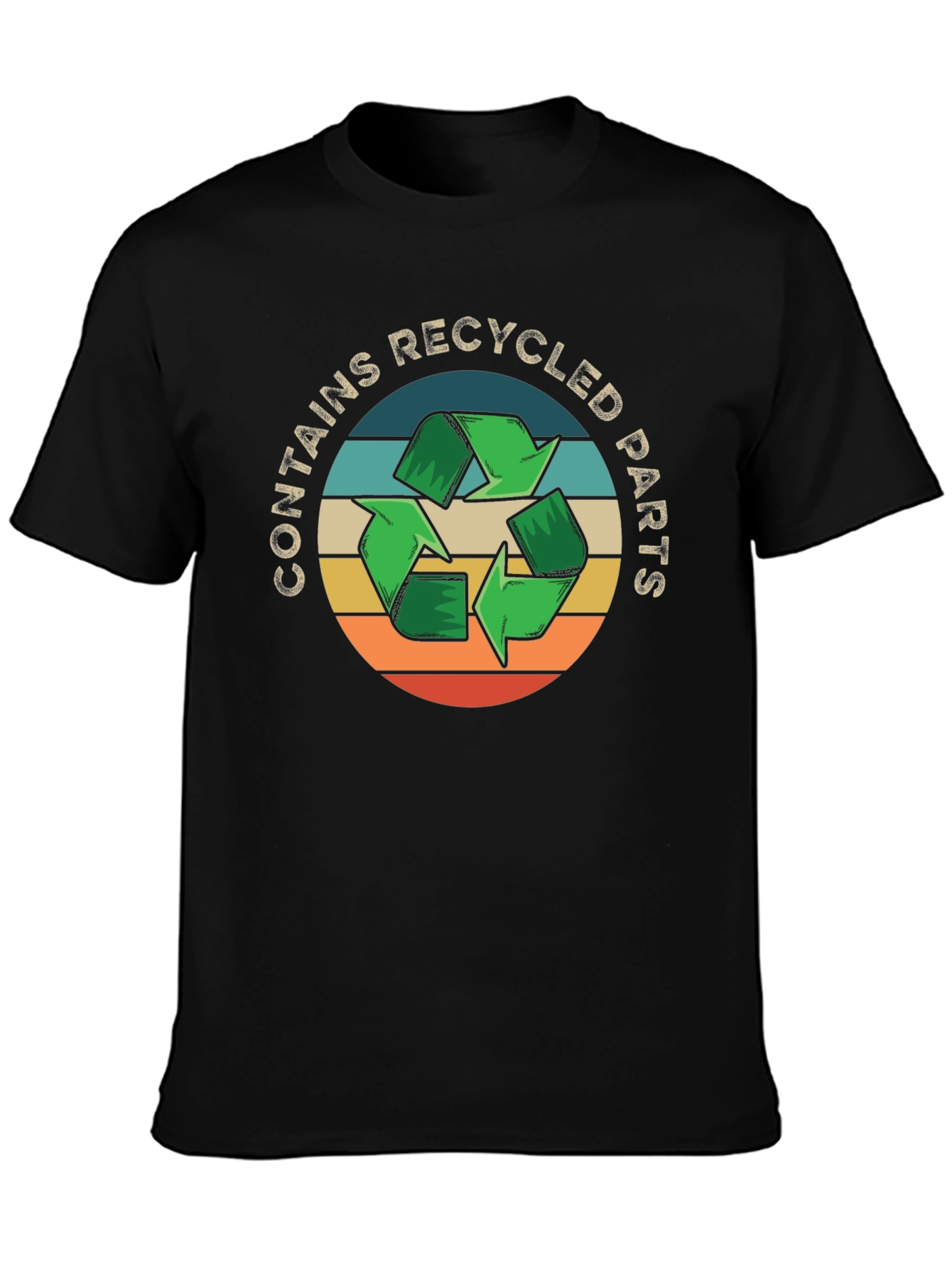 Recycled Parts T-Shirt - Eco Friendly Tee