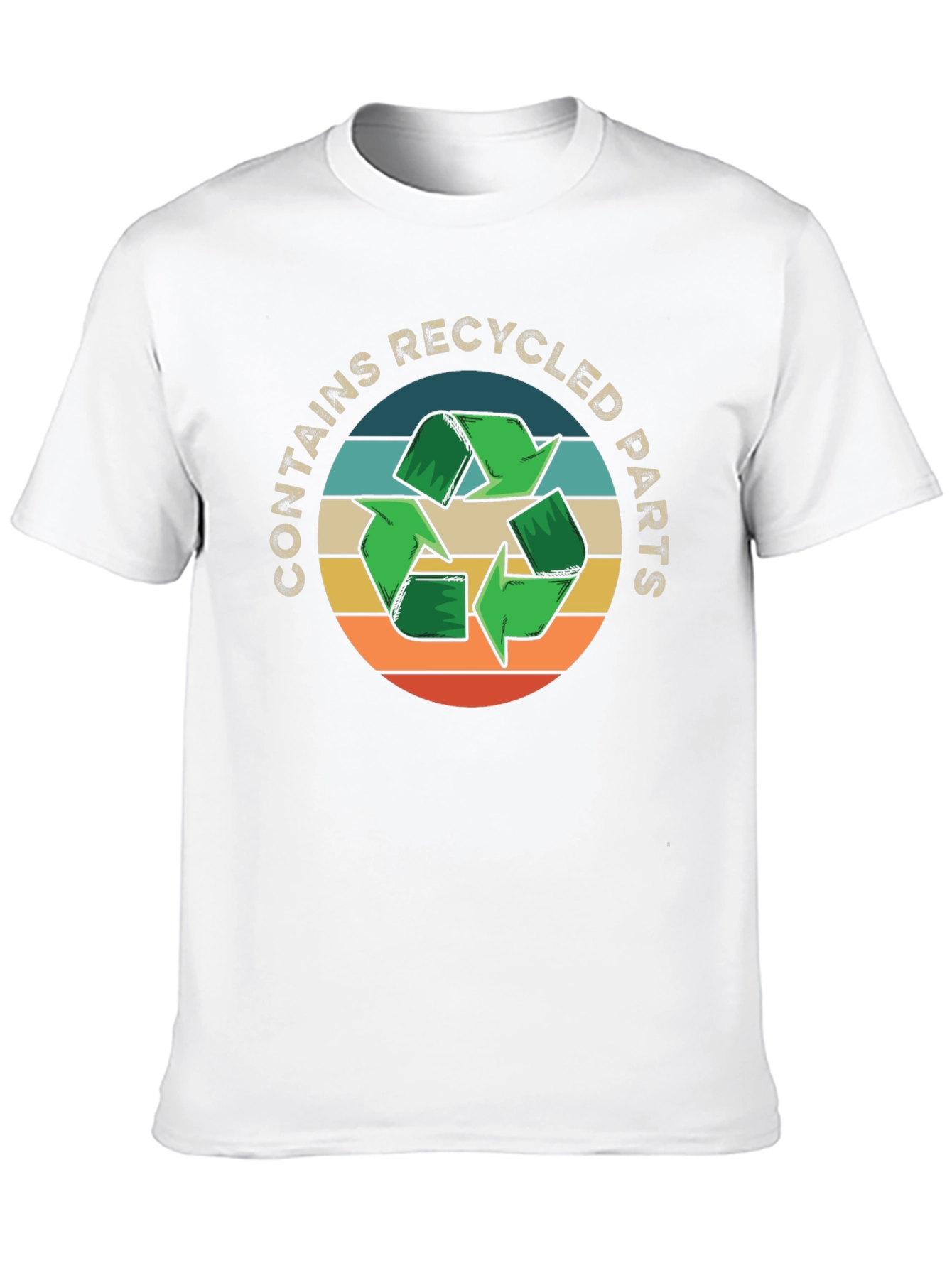 Recycled Parts T-Shirt - Eco Friendly Tee