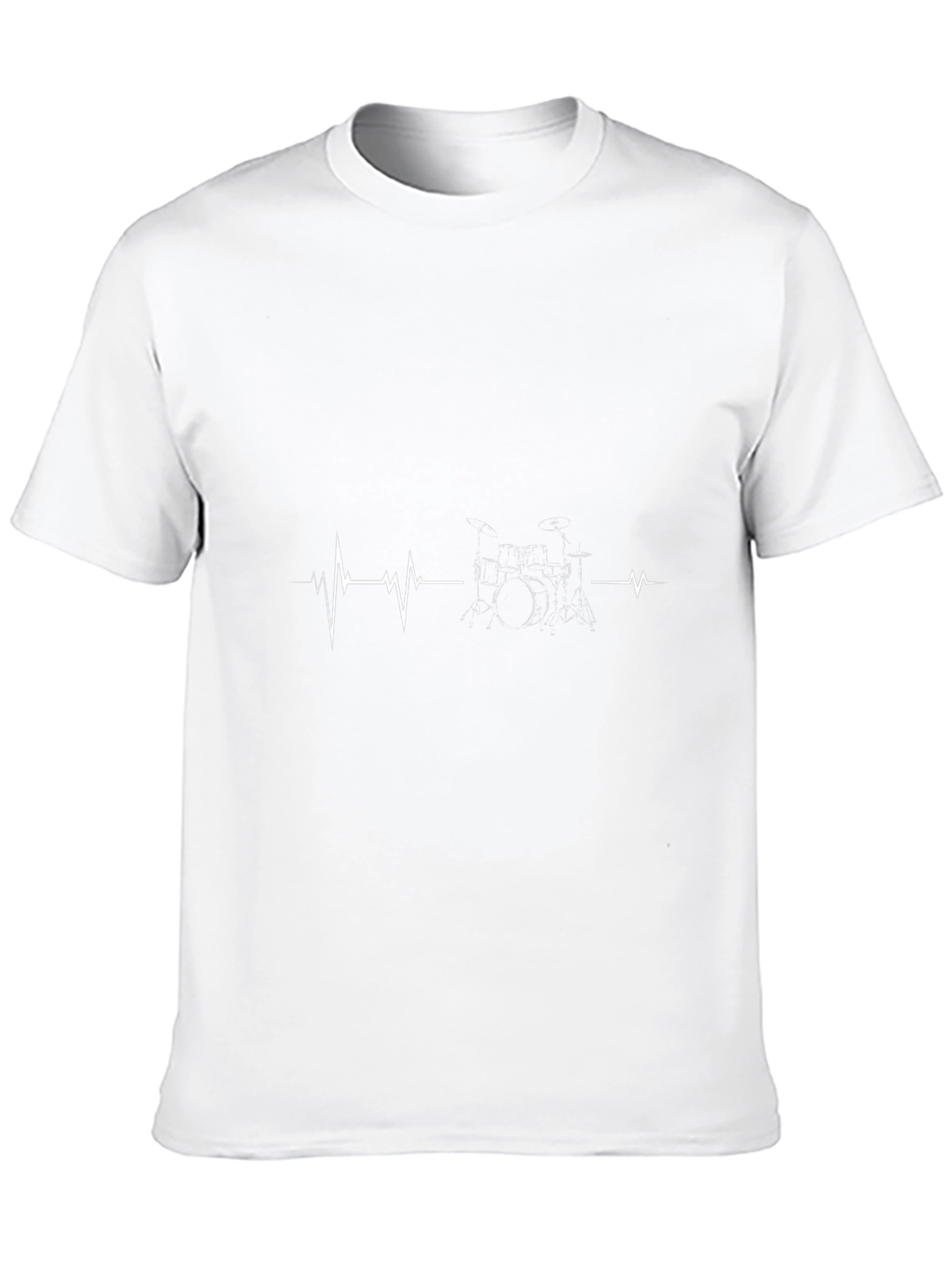 Drum Heartbeat T-Shirt - Black