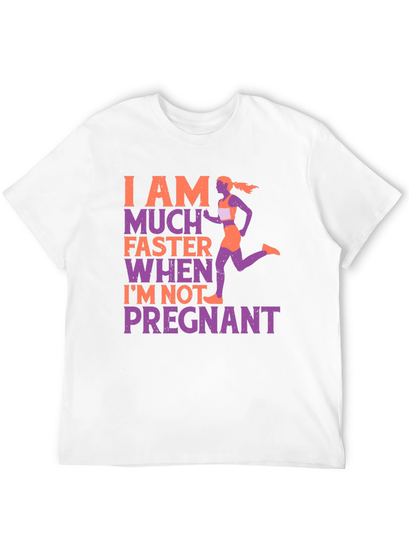 Funny Pregnancy Running T-Shirt