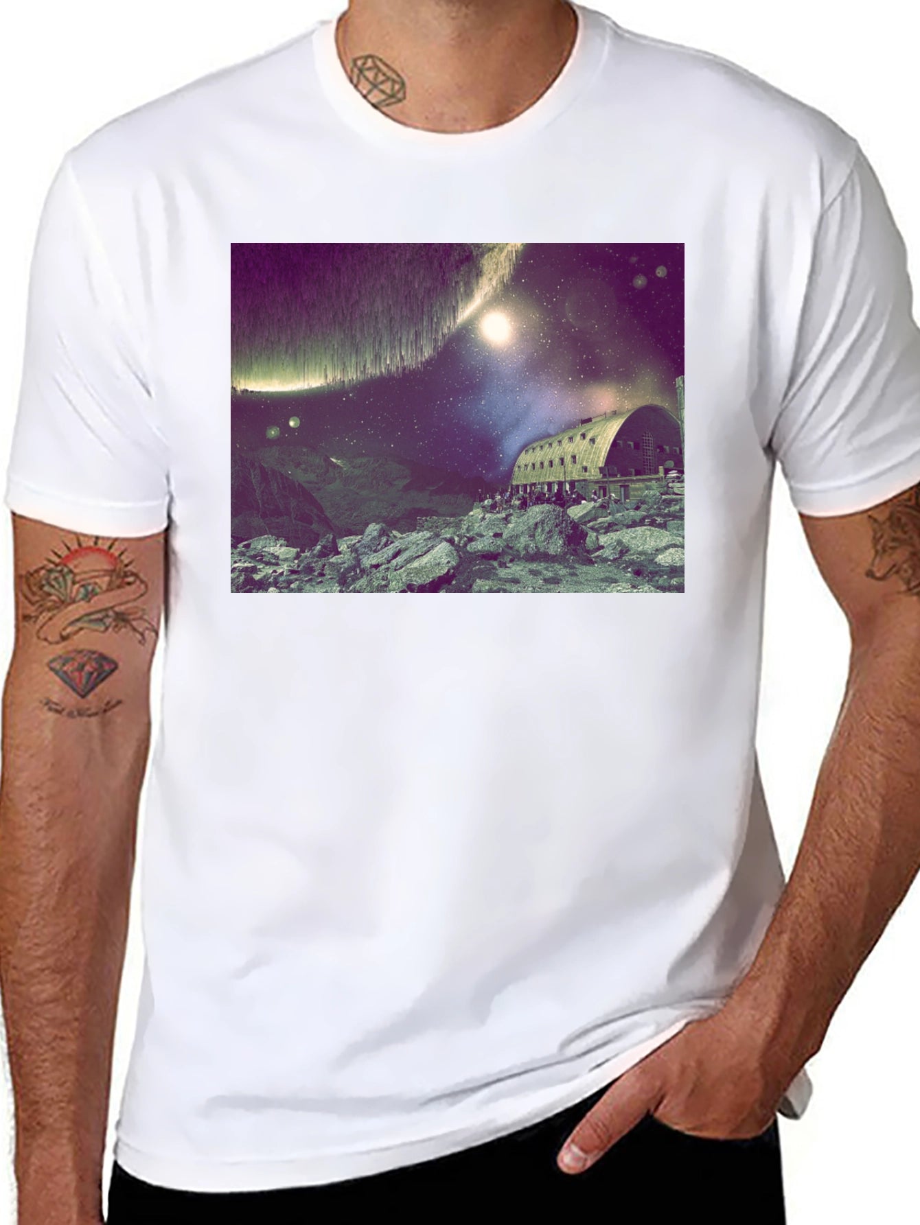 Cosmic Landscape Graphic Tee