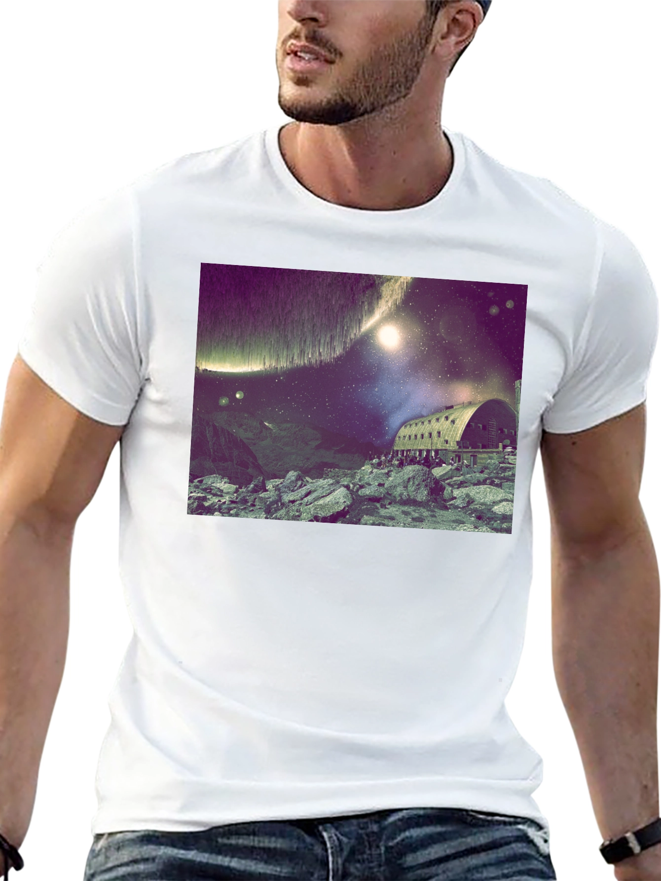 Cosmic Landscape Graphic Tee