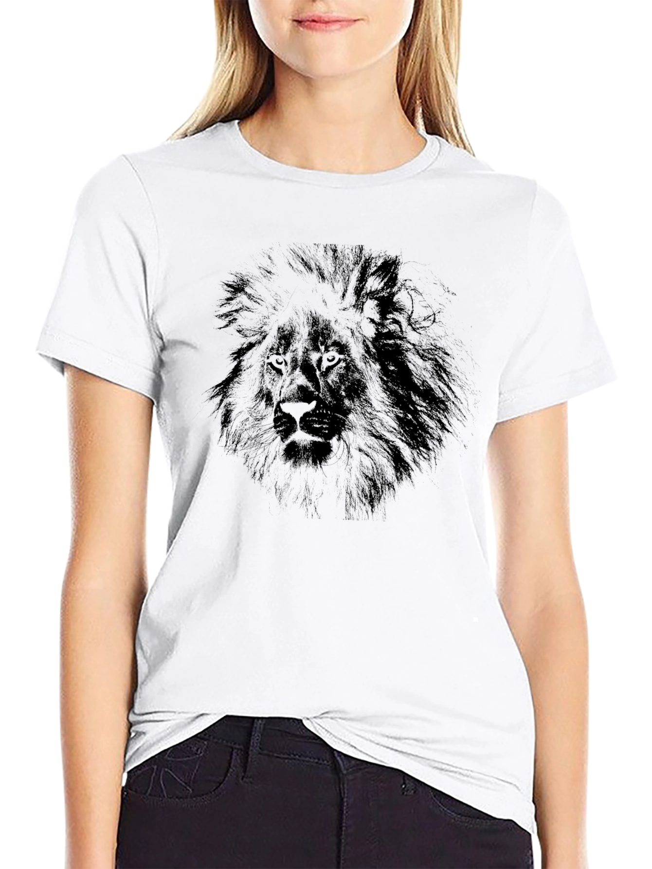 Black Lion Graphic T-Shirt for Men