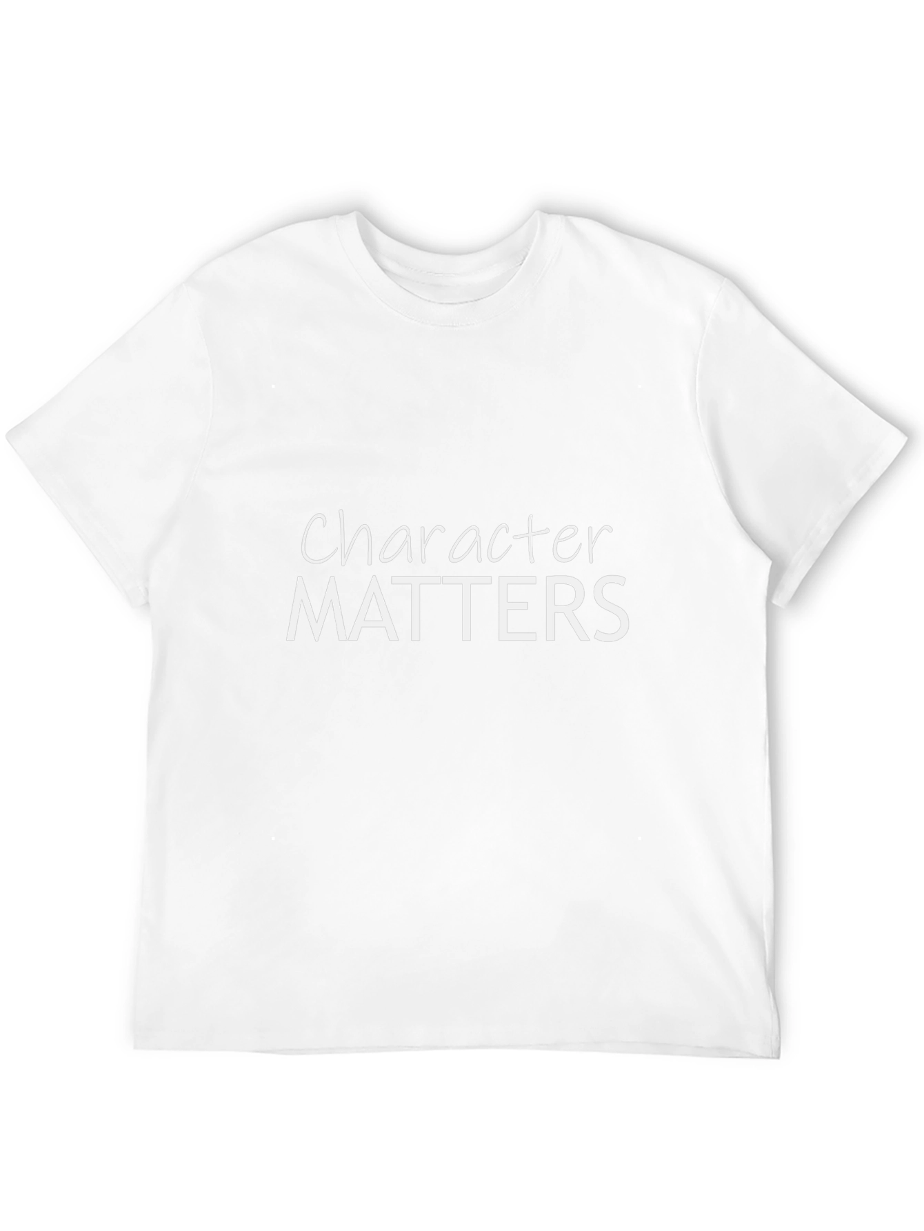 Character Matters Graphic Tee - Soft Cotton Blend