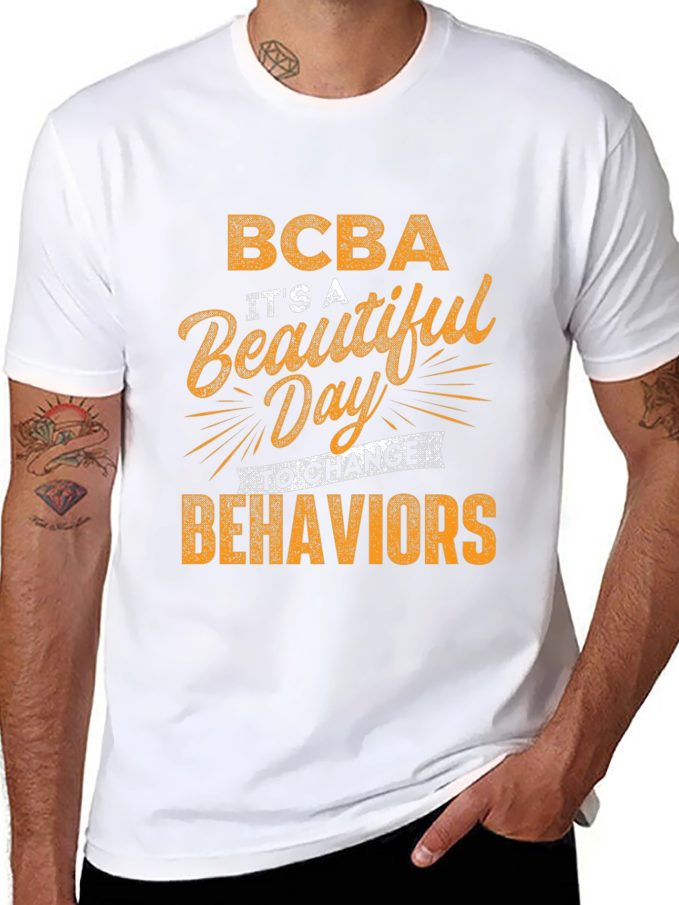 BCBA Beautiful Day to Change Behaviors Graphic Tee