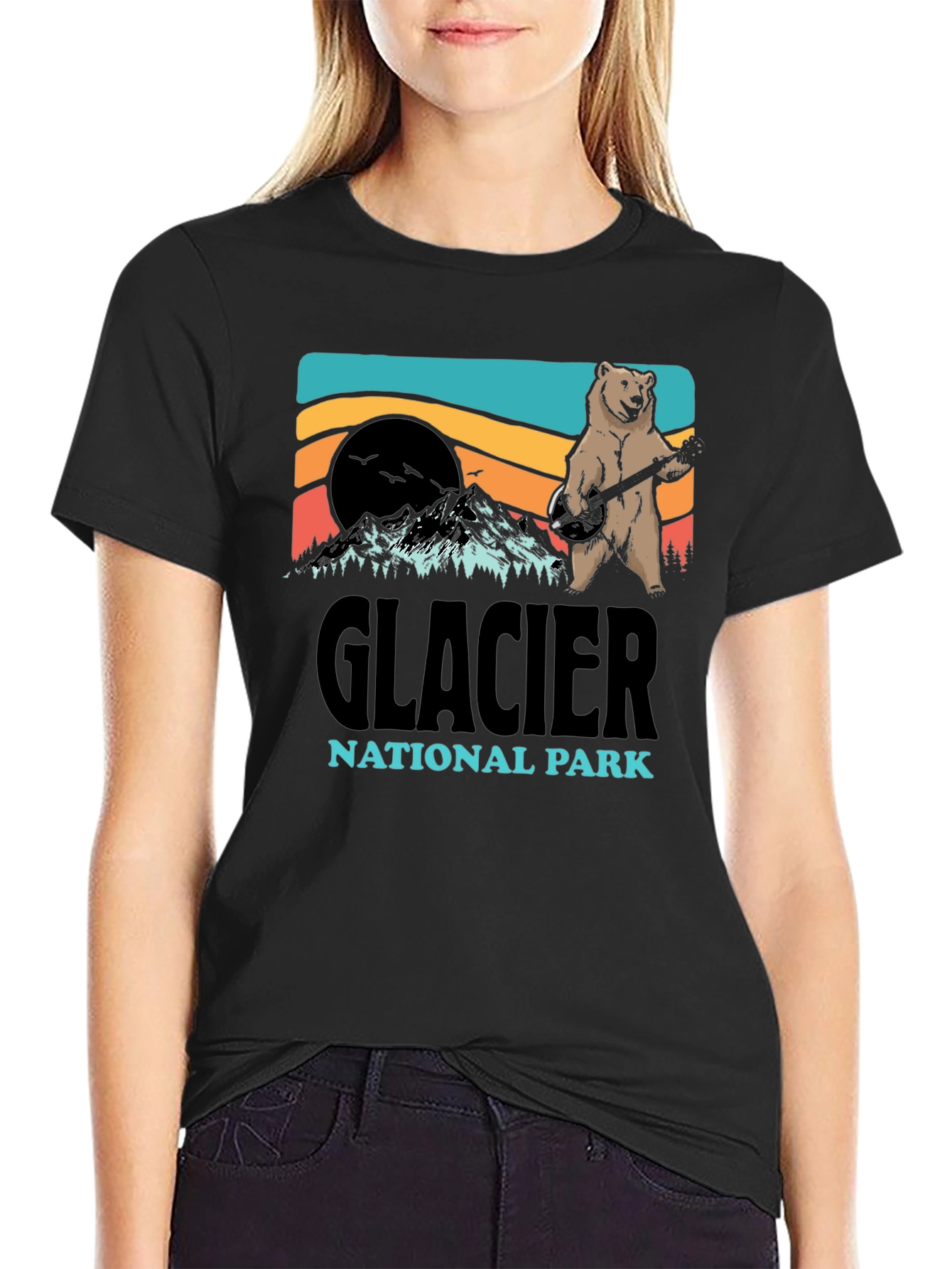 Glacier National Park Bear T-Shirt