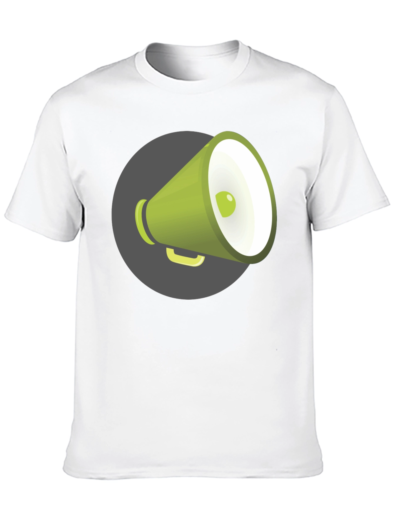 Megaphone Graphic Tee - Black Unisex T-Shirt