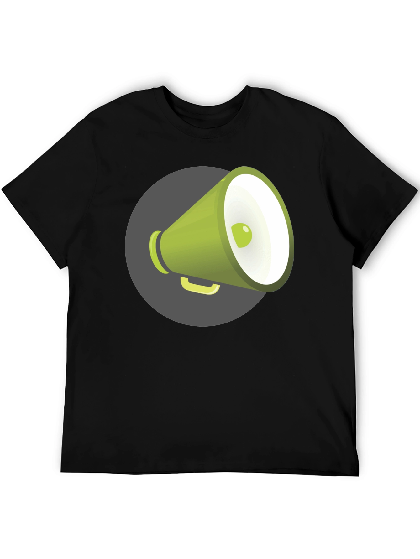 Megaphone Graphic Tee - Black Unisex T-Shirt