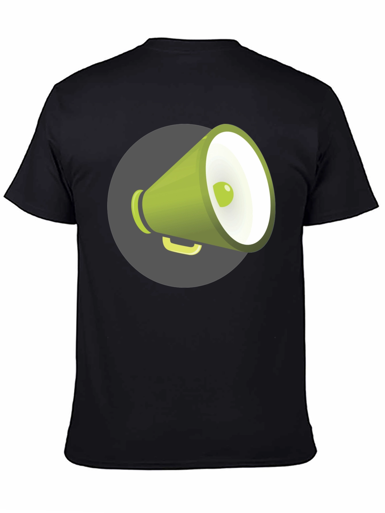 Megaphone Graphic Tee - Black Unisex T-Shirt
