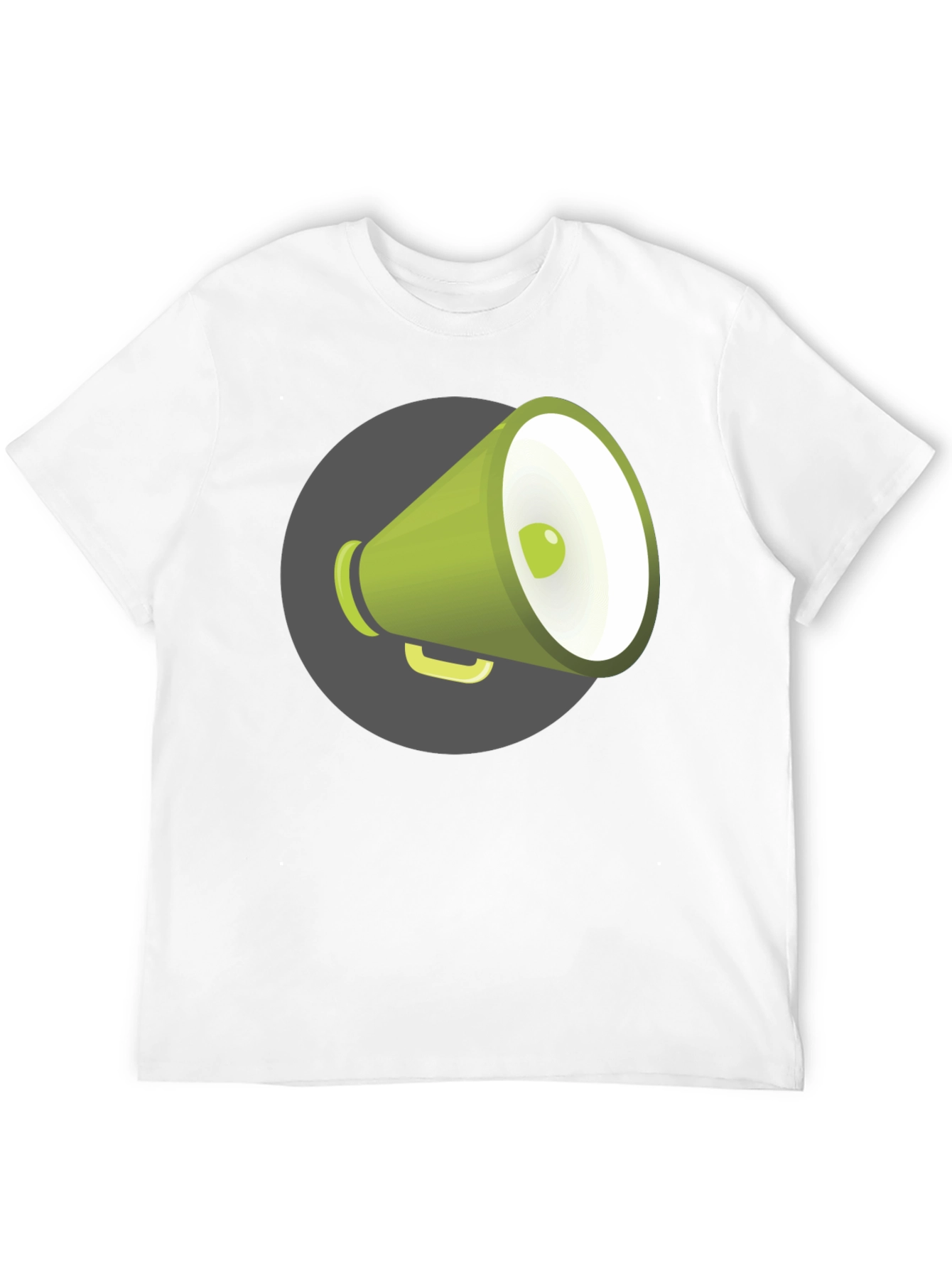 Megaphone Graphic Tee - Black Unisex T-Shirt