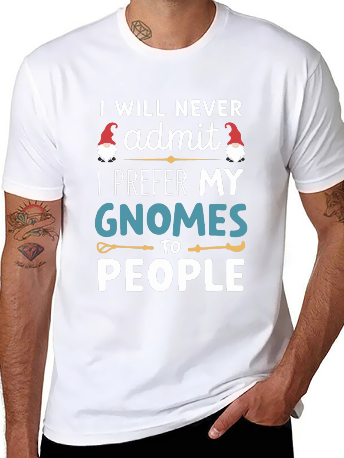 Gnomes Before People Graphic Tee