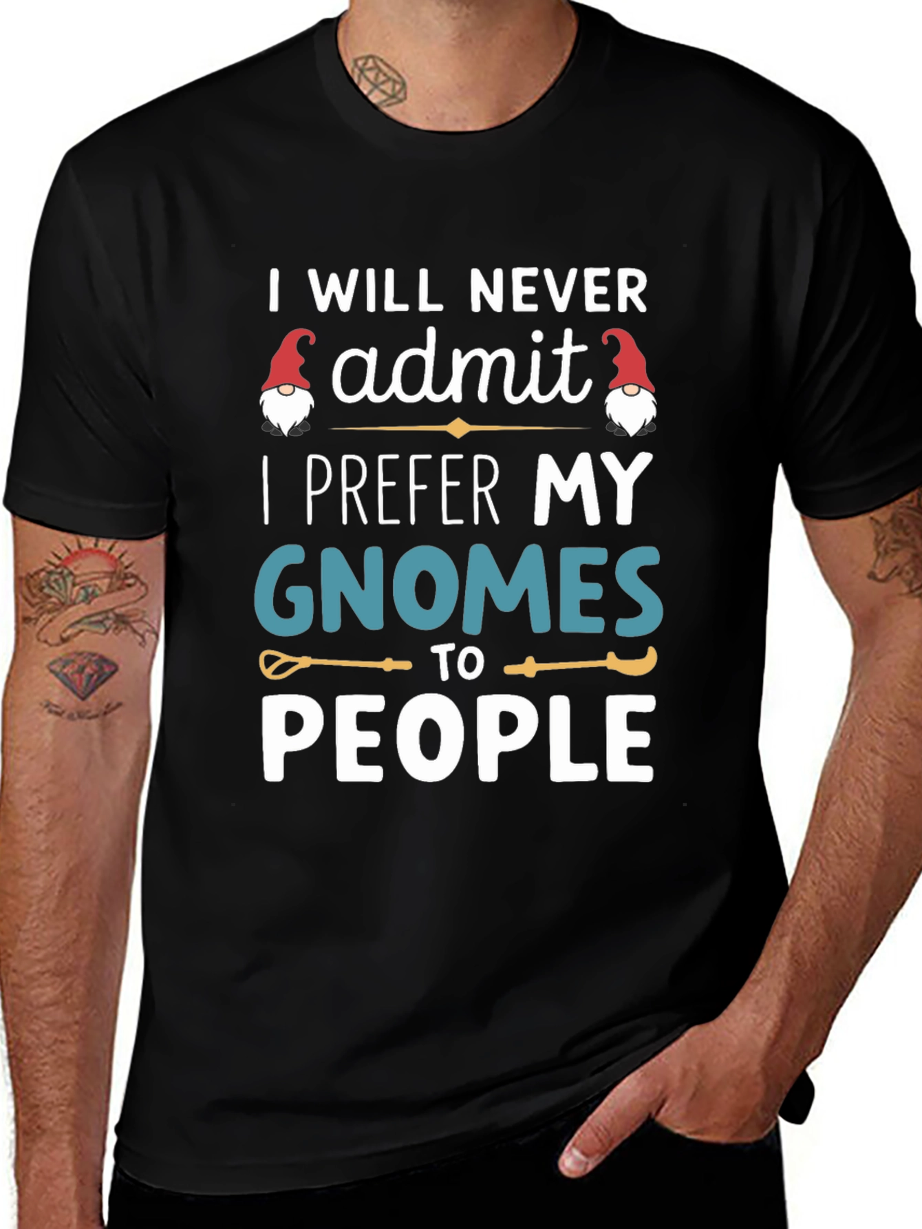 Gnomes Before People Graphic Tee