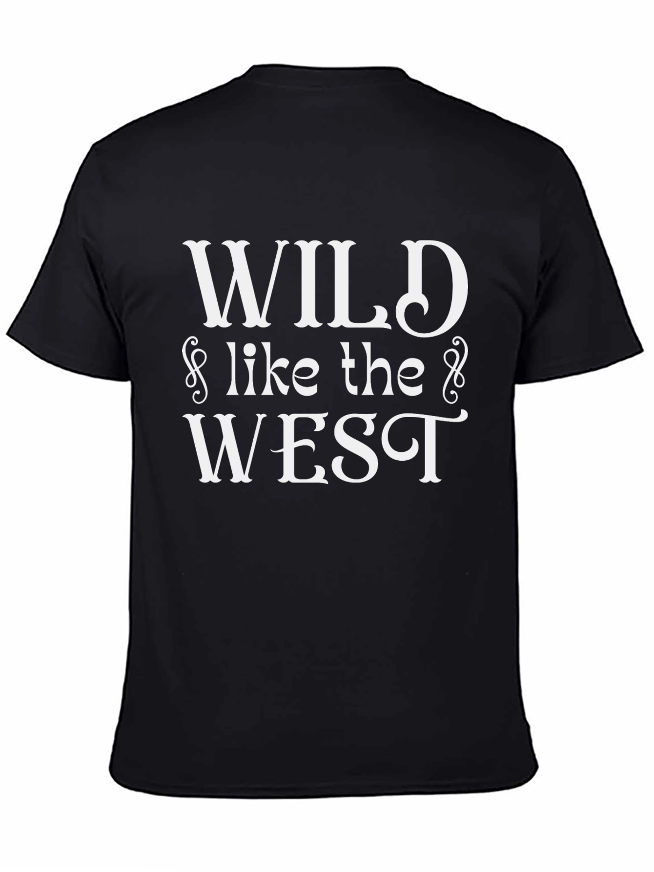 Wild Like the West Black Tee Shirt