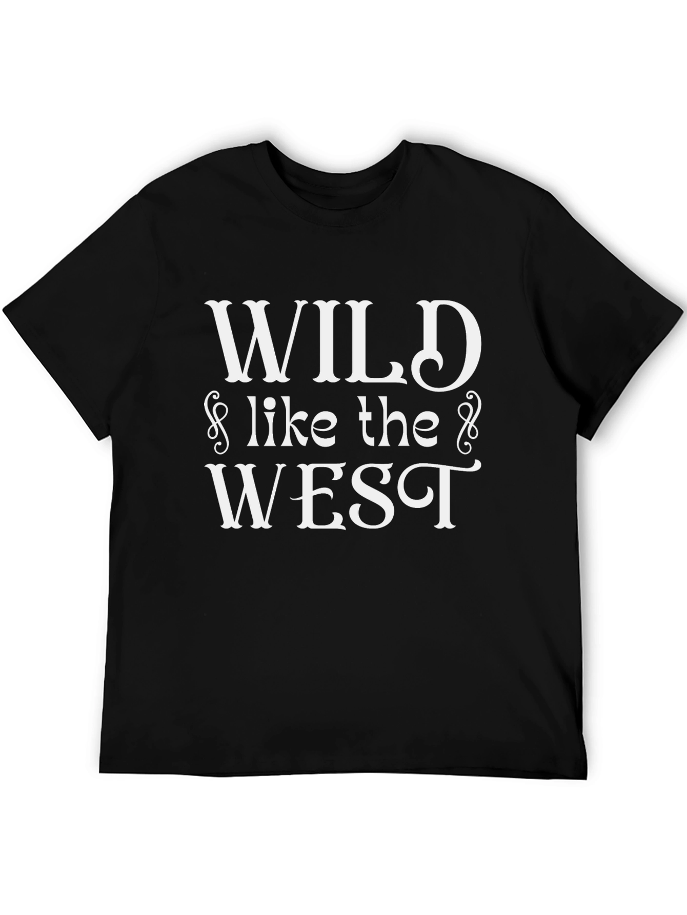 Wild Like the West Black Tee Shirt