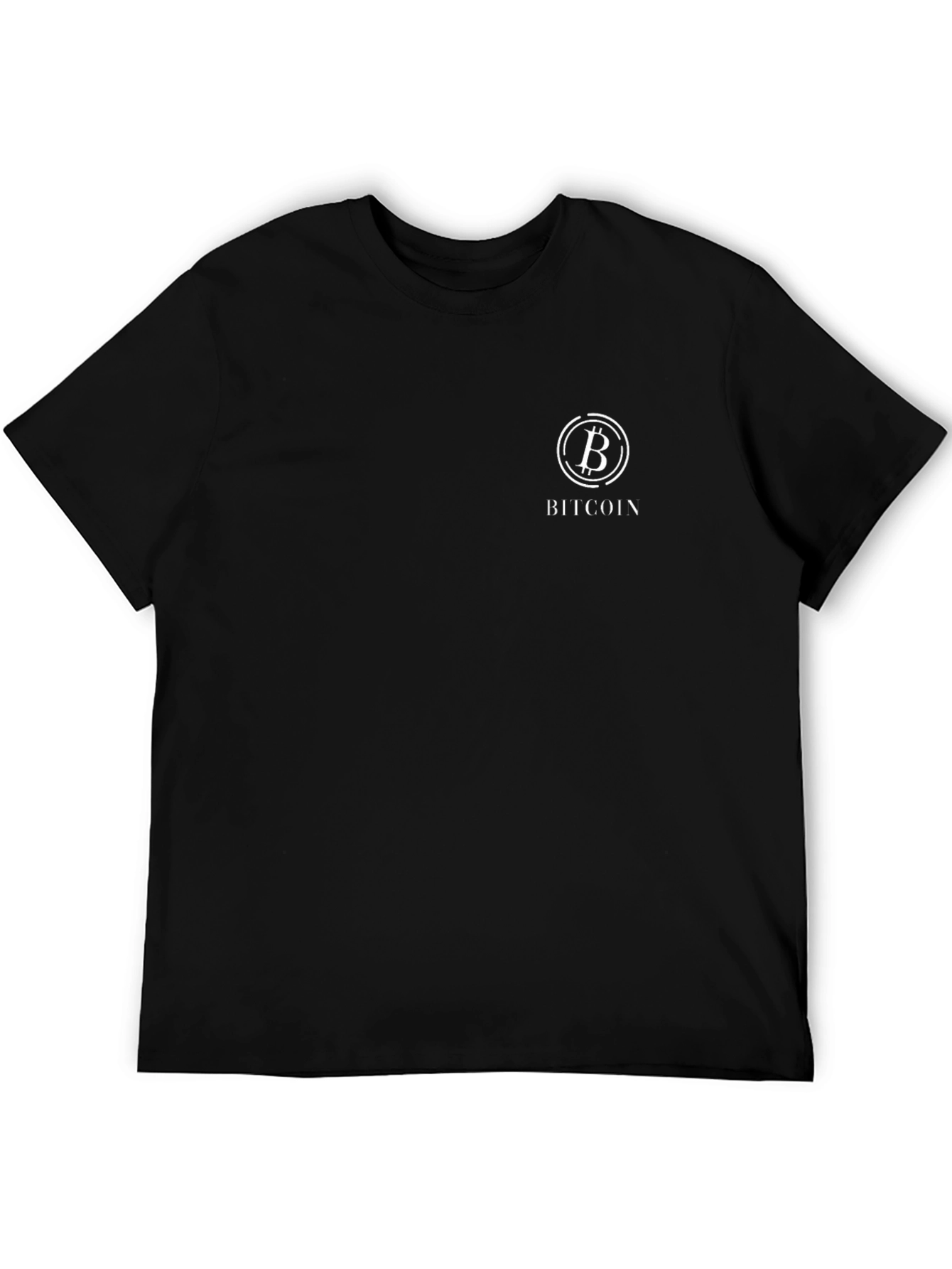 Bitcoin Logo Black T-Shirt - Crypto Currency Tee