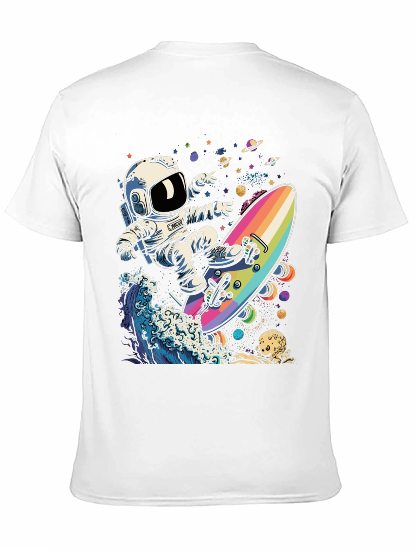 Astronaut Skateboarder T-Shirt