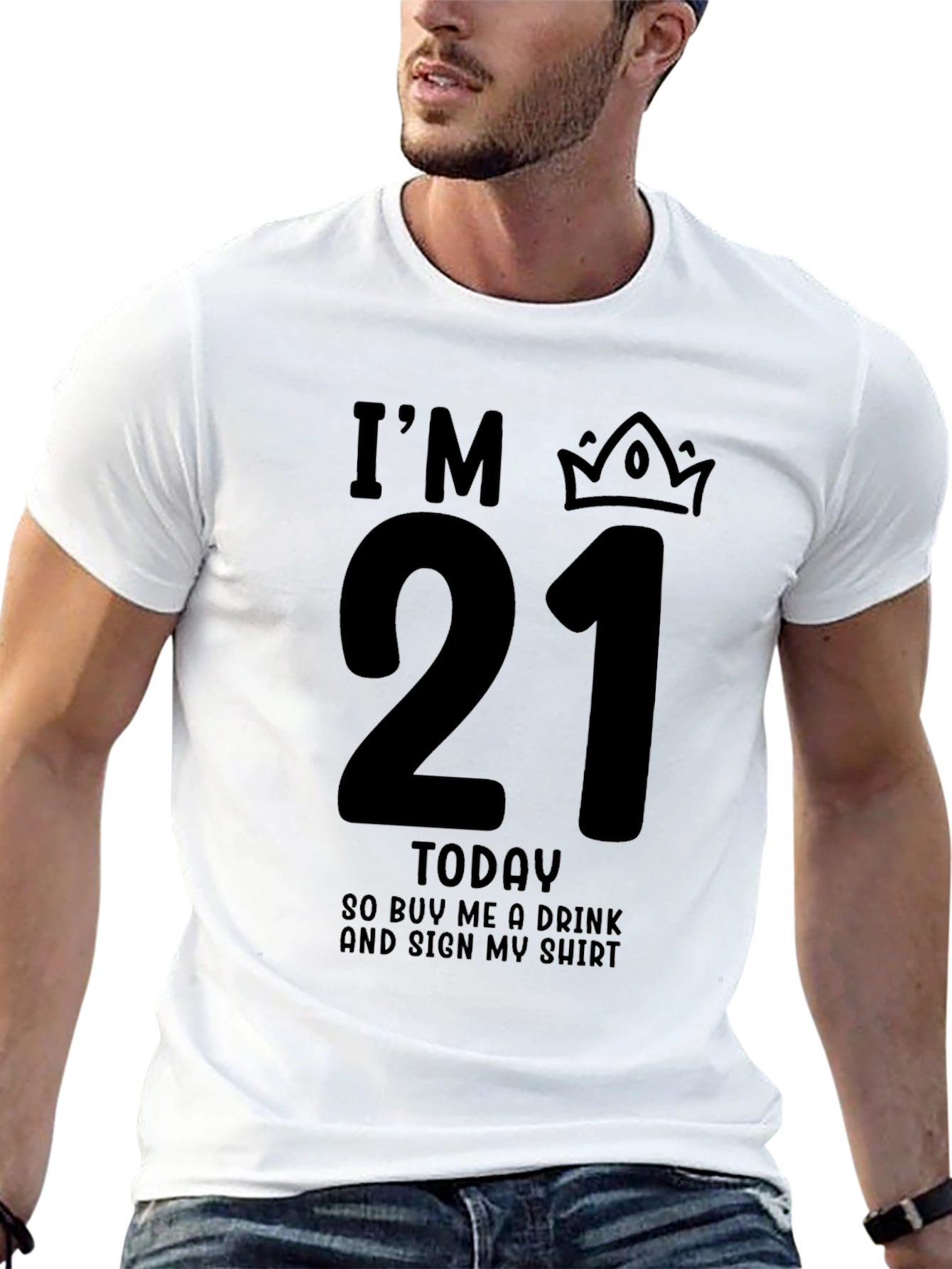 Im 21 Today Birthday T-Shirt