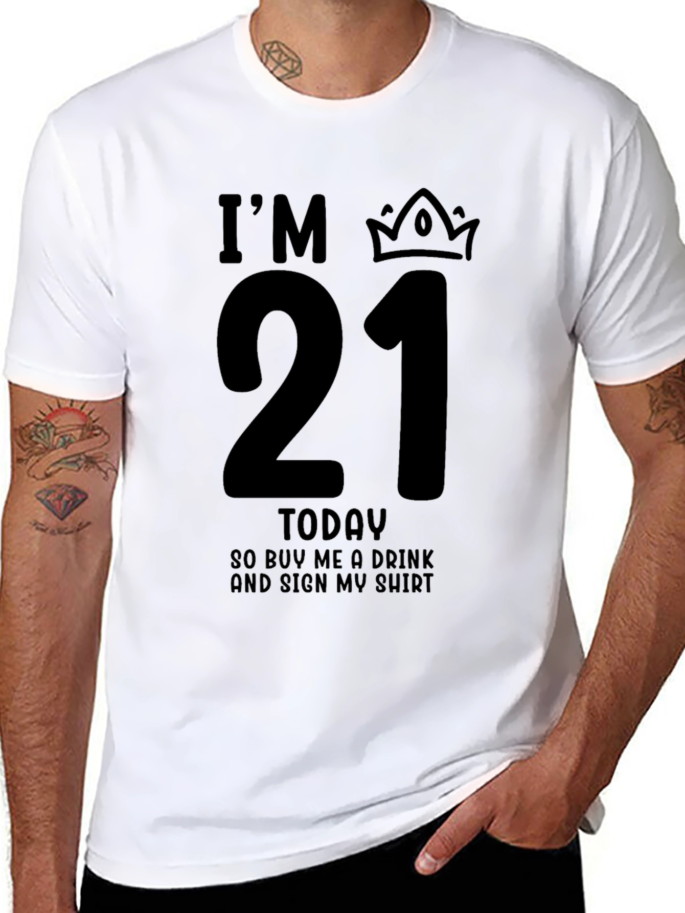 Im 21 Today Birthday T-Shirt