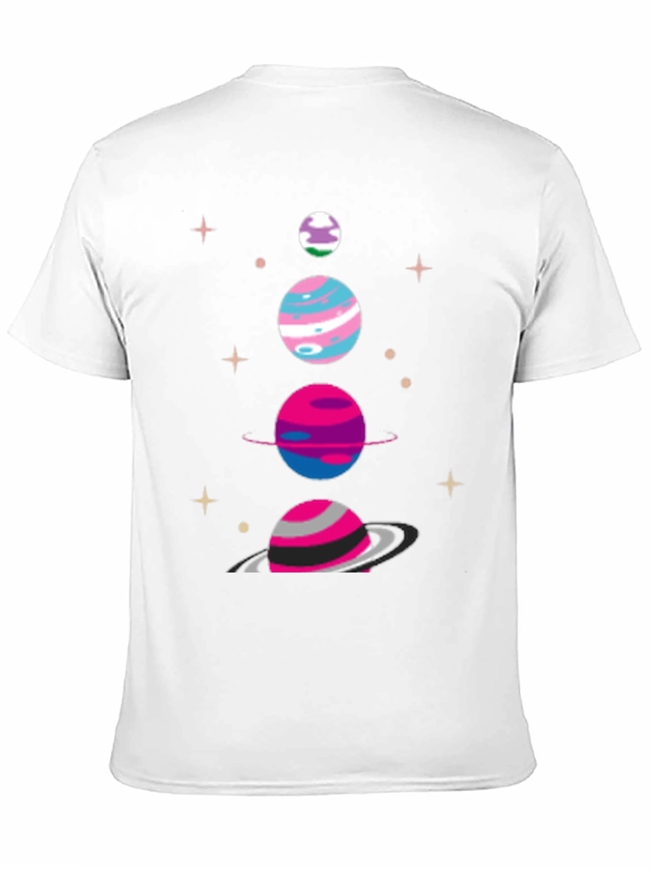 Cosmic Pride T-Shirt - Planets Galaxy LGBTQ