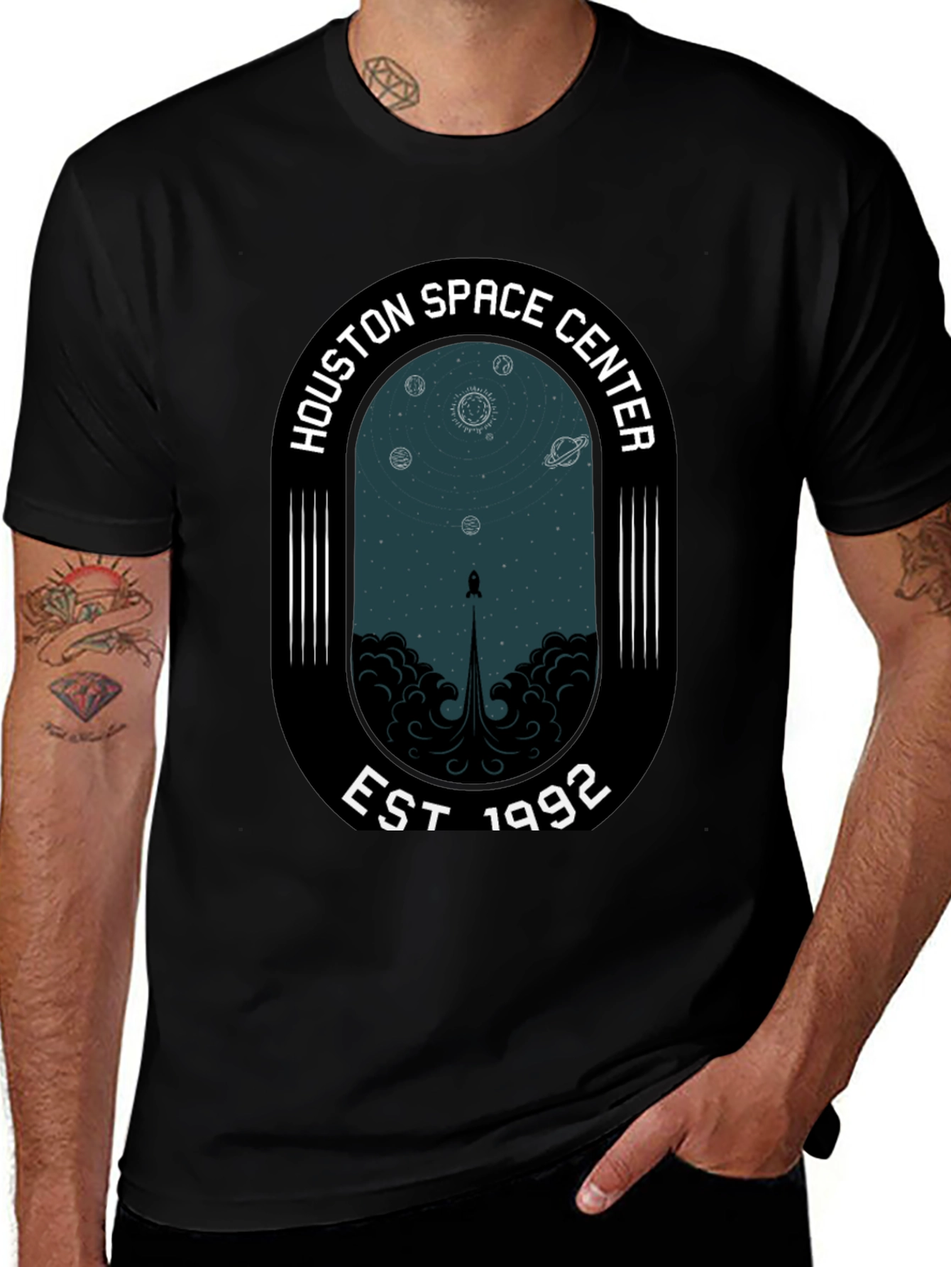 Houston Space Center Est 1992 Graphic Tee