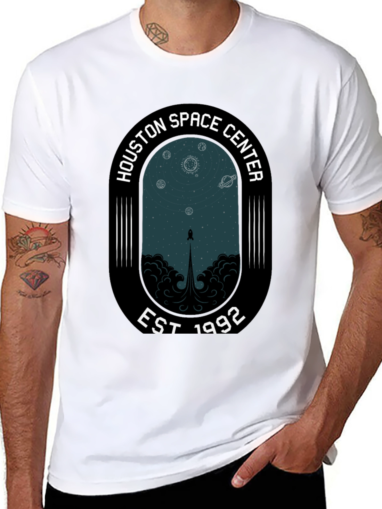 Houston Space Center Est 1992 Graphic Tee