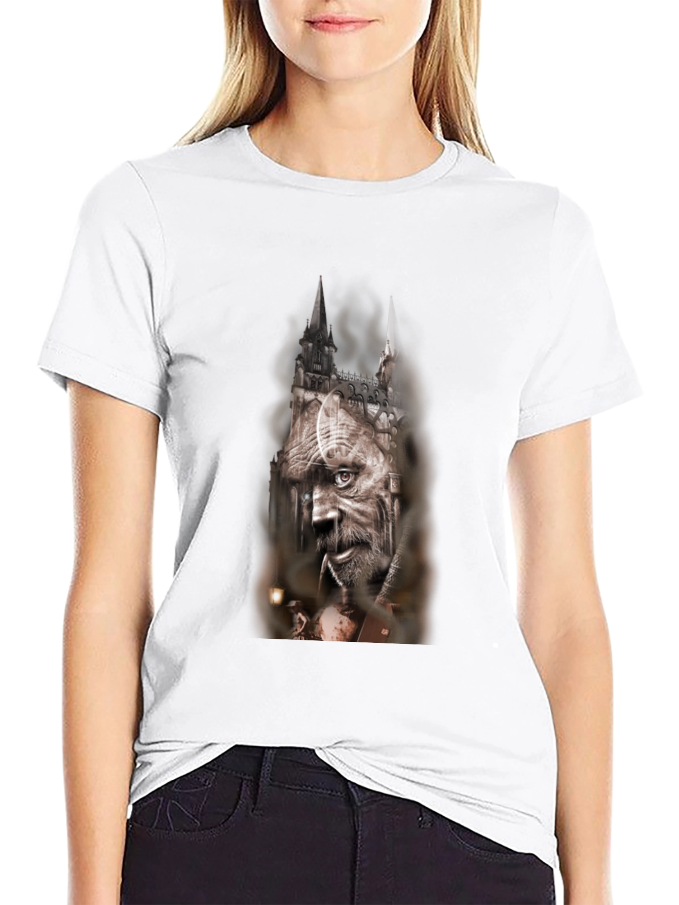 Mystical Man T-Shirt - Gothic Fantasy Tee
