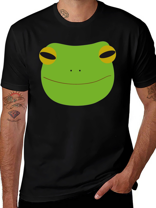 Frog Face Graphic Tee - Mens Black T-Shirt