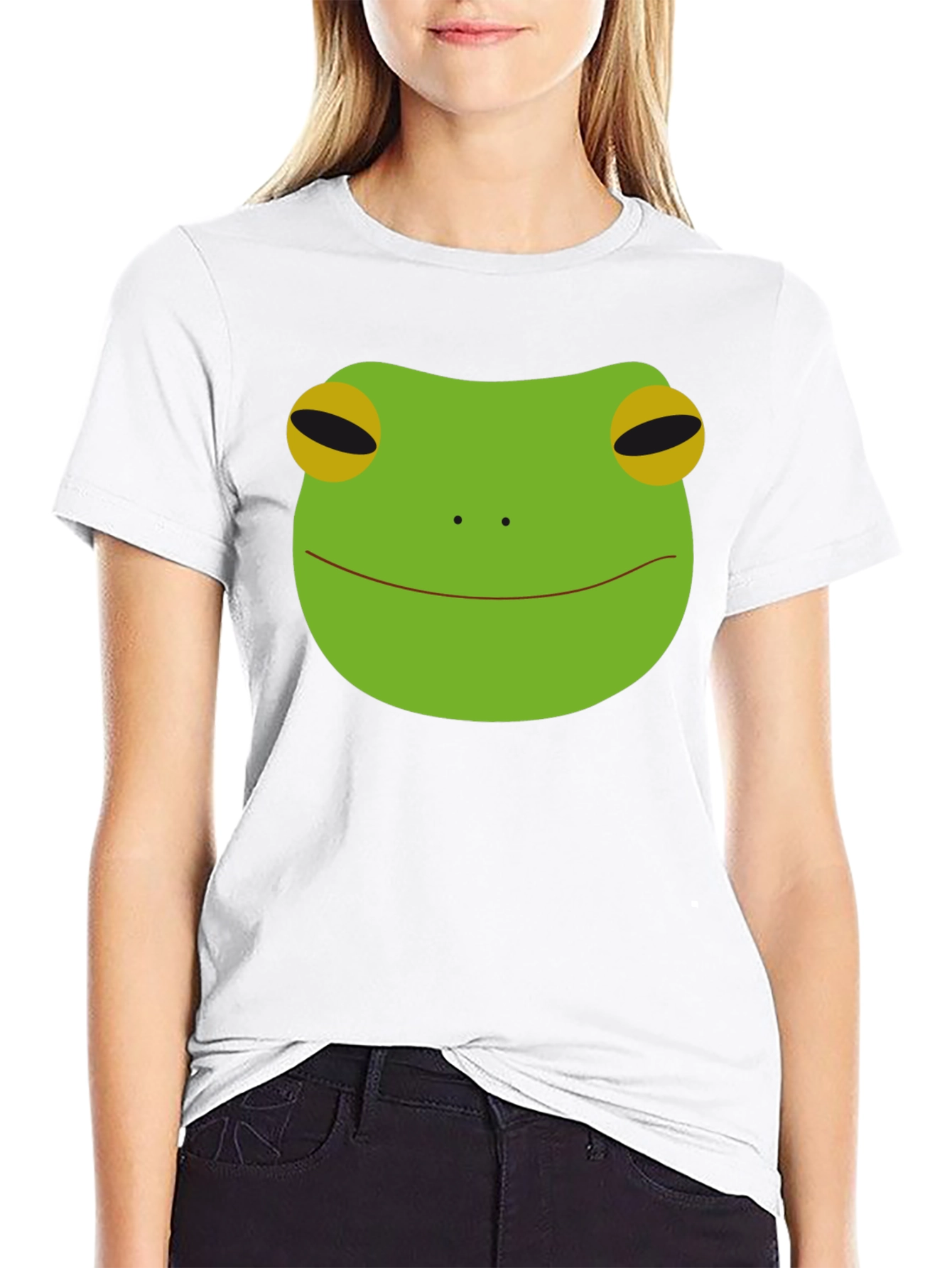 Frog Face Graphic Tee - Mens Black T-Shirt