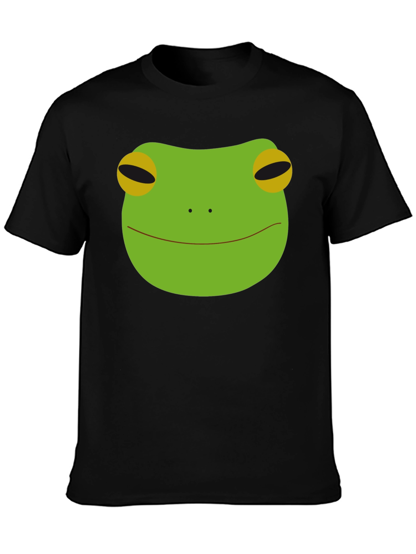 Frog Face Graphic Tee - Mens Black T-Shirt
